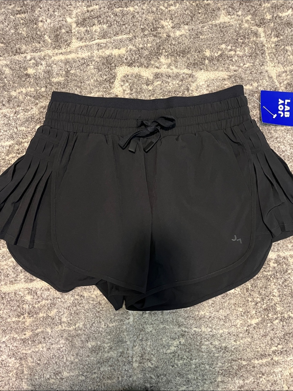JoyLab Black Pleated Side Athletic Shorts